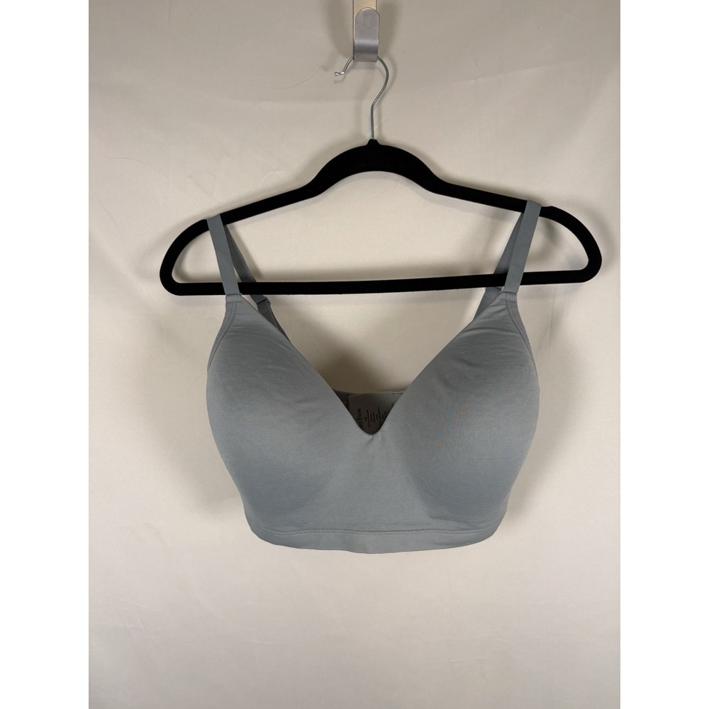Thirdlove XL++ 24/7 Classic Smooth Seamless Wireless Bra Lake Blue Comfort